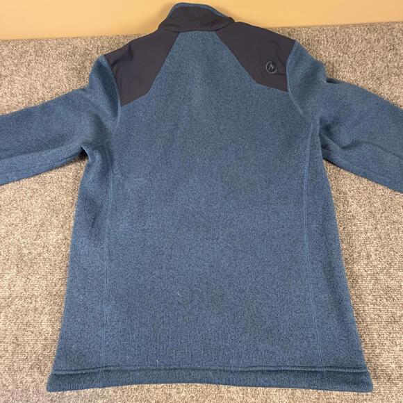 Marmot Men's Blue Full-Zip Fleece Jacket Size M #911 - Picture 5 of 9